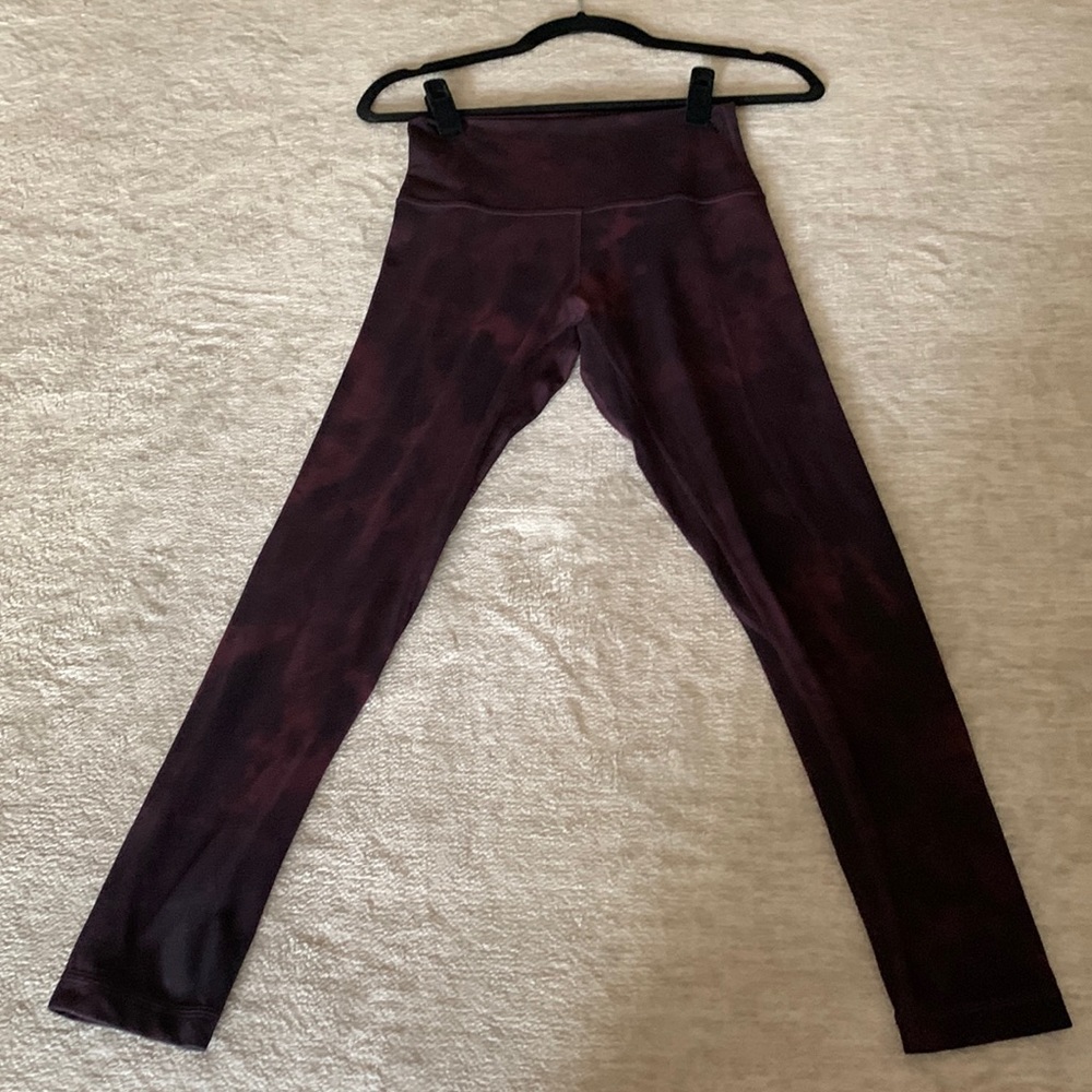 Lululemon Align Pant 23” Size 6 in Diamond Dye Cassis Black
